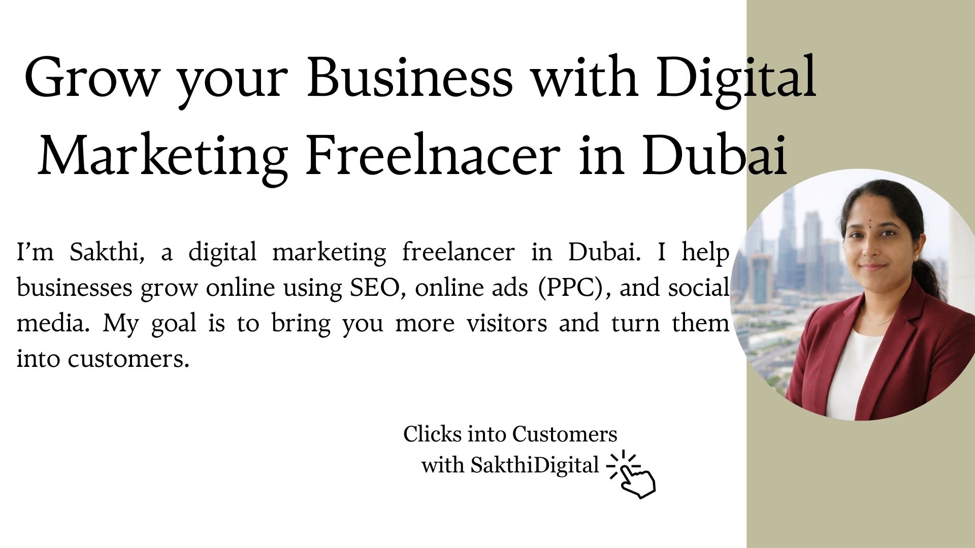 Digital Marketing Freelancer in Dubai to boost online growth.
